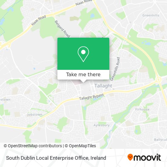 South Dublin Local Enterprise Office map