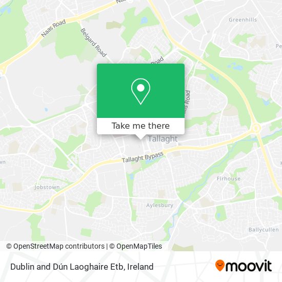 Dublin and Dún Laoghaire Etb map