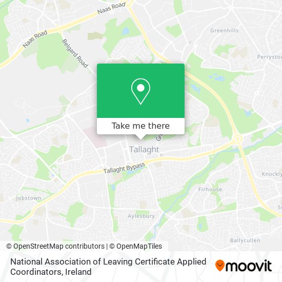 National Association of Leaving Certificate Applied Coordinators map