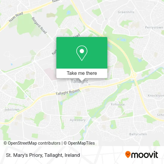 St. Mary's Priory, Tallaght map