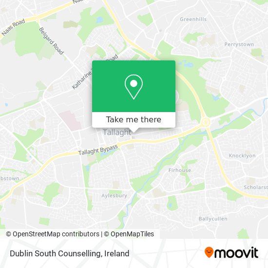Dublin South Counselling map