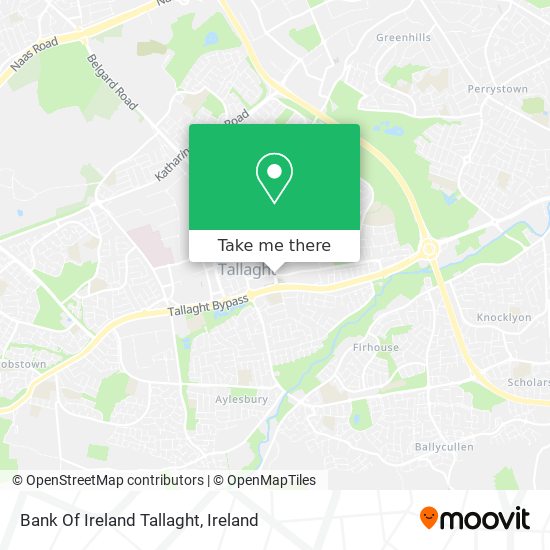 Bank Of Ireland Tallaght map