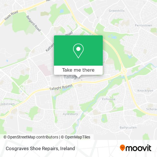 Cosgraves Shoe Repairs map