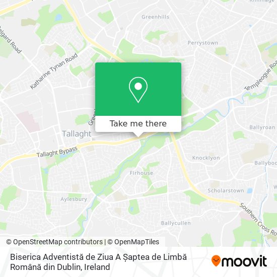 Biserica Adventistă de Ziua A Șaptea de Limbă Română din Dublin map