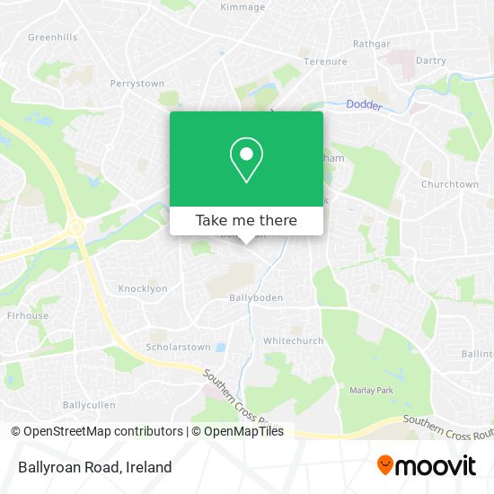 Ballyroan Road map