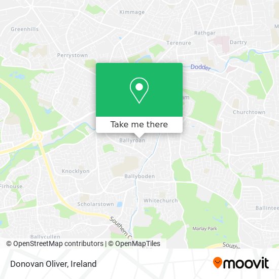 Donovan Oliver map