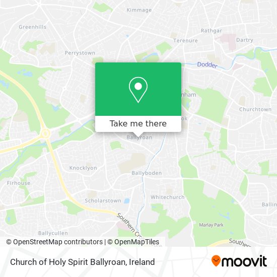 Church of Holy Spirit Ballyroan map