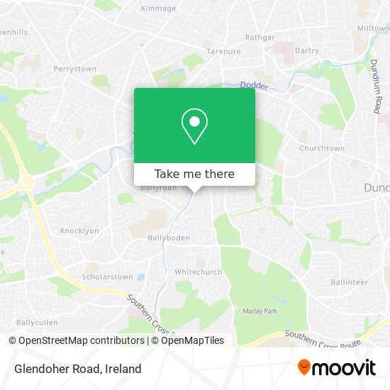Glendoher Road map