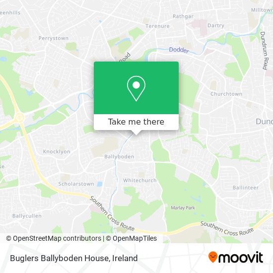 Buglers Ballyboden House map