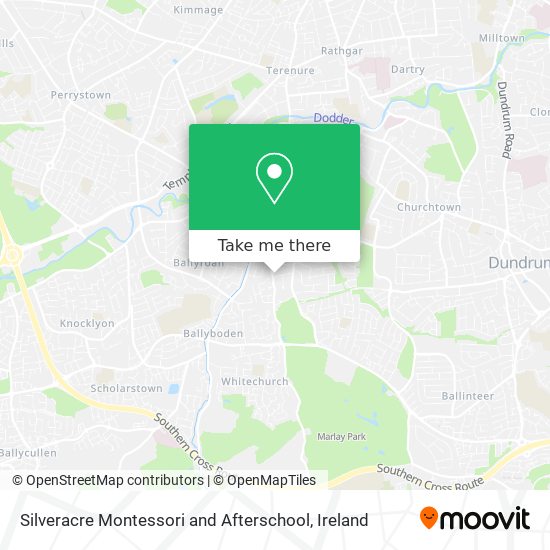 Silveracre Montessori and Afterschool map
