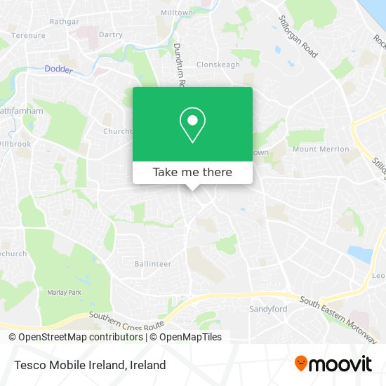 Tesco Mobile Ireland map
