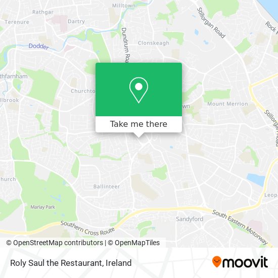 Roly Saul the Restaurant map