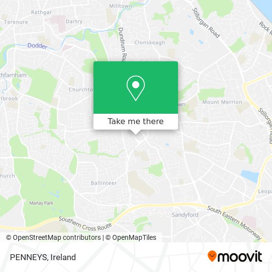 PENNEYS map