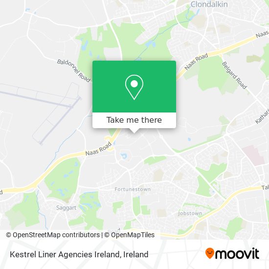 Kestrel Liner Agencies Ireland map