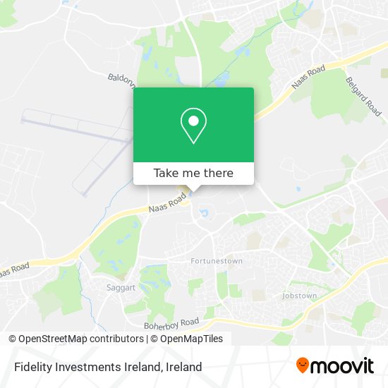 Fidelity Investments Ireland map
