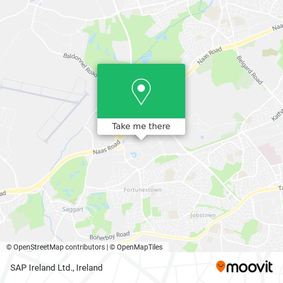 SAP Ireland Ltd. map