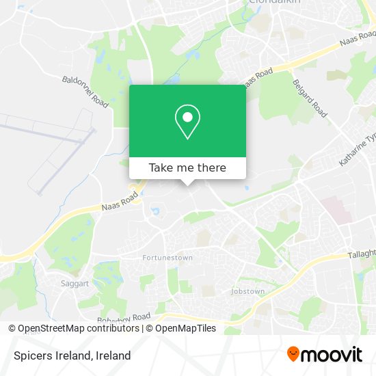 Spicers Ireland map