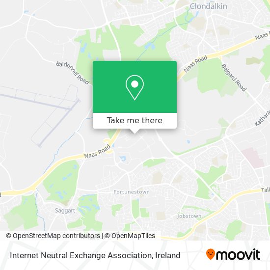 Internet Neutral Exchange Association map