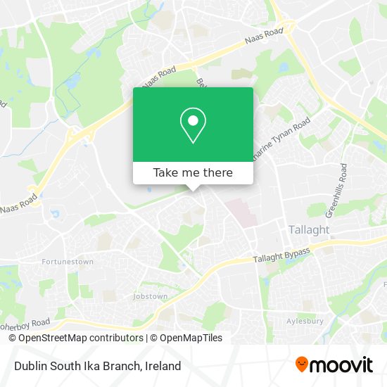 Dublin South Ika Branch map