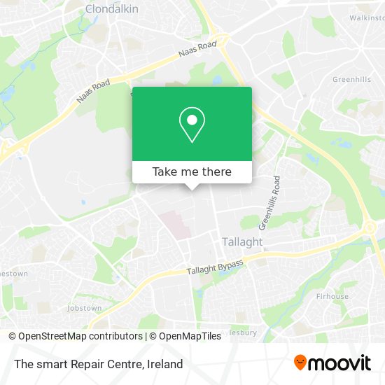 The smart Repair Centre map
