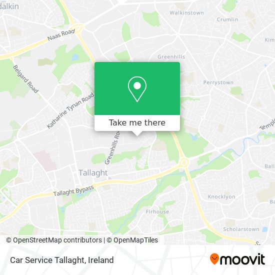 Car Service Tallaght map