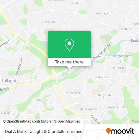 Dial A Drink Tallaght & Clondalkin map