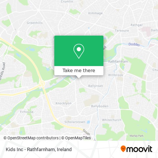 Kids Inc - Rathfarnham map