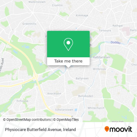 Physiocare Butterfield Avenue map