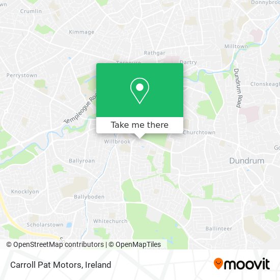 Carroll Pat Motors map