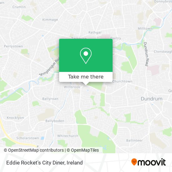 Eddie Rocket's City Diner map