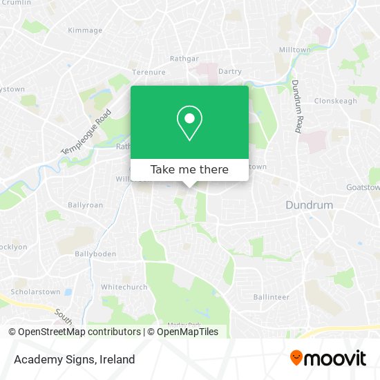 Academy Signs map
