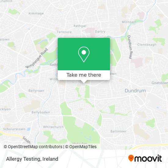 Allergy Testing map