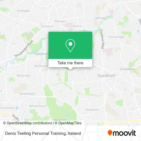 Denis Teeling Personal Training map