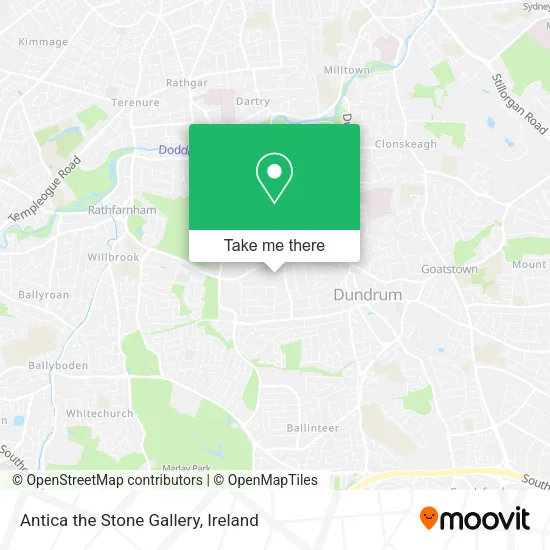 Antica the Stone Gallery map