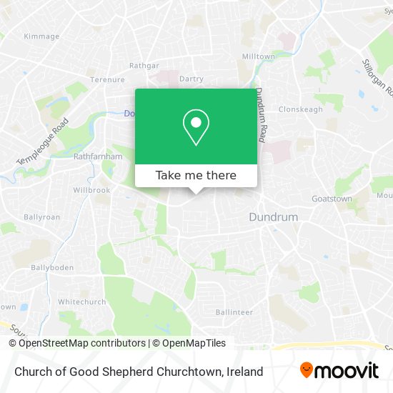 Church of Good Shepherd Churchtown map