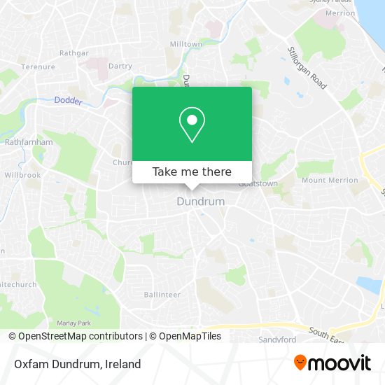 Oxfam Dundrum map