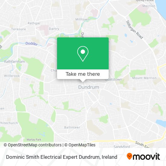 Dominic Smith Electrical Expert Dundrum map
