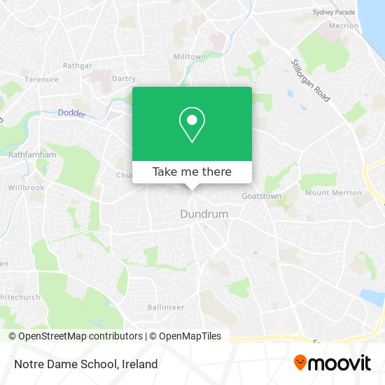 Notre Dame School map