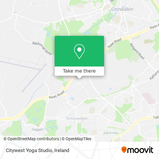 Citywest Yoga Studio map