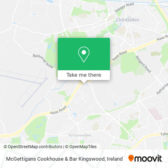 McGettigans Cookhouse & Bar Kingswood plan