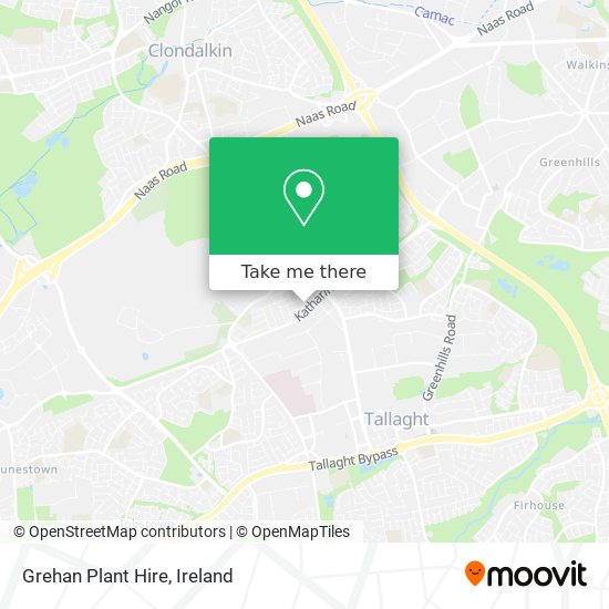 Grehan Plant Hire map