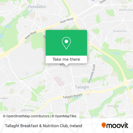 Tallaght Breakfast & Nutrition Club map