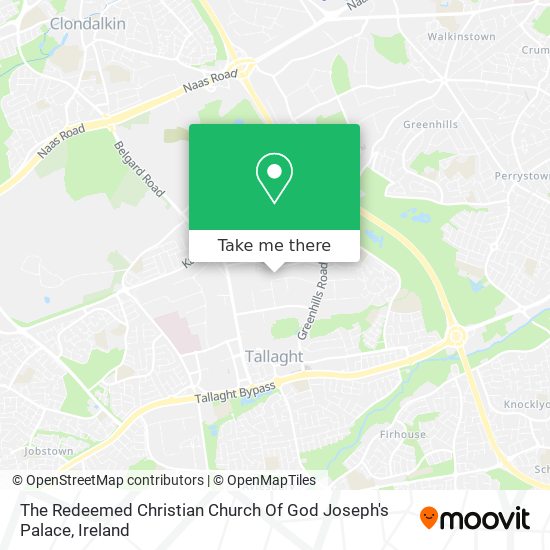 The Redeemed Christian Church Of God Joseph's Palace map