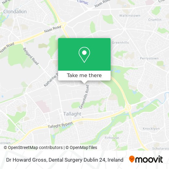 Dr Howard Gross, Dental Surgery Dublin 24 map