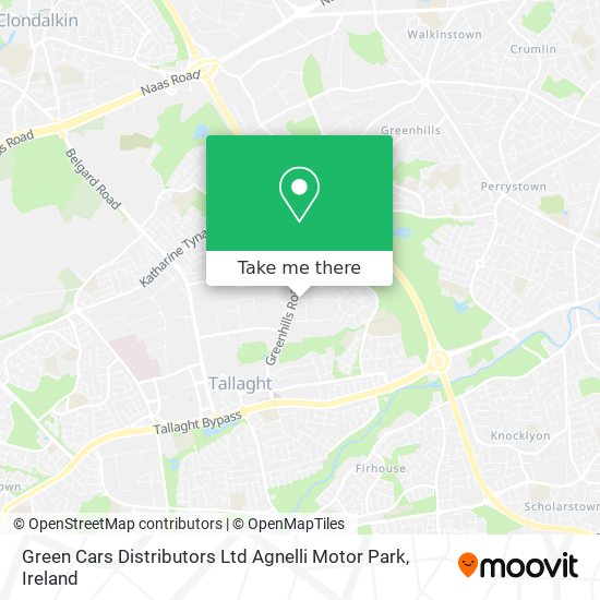Green Cars Distributors Ltd Agnelli Motor Park map