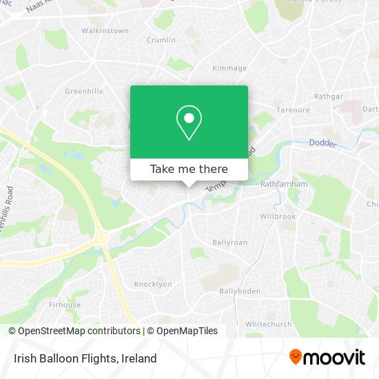 Irish Balloon Flights map