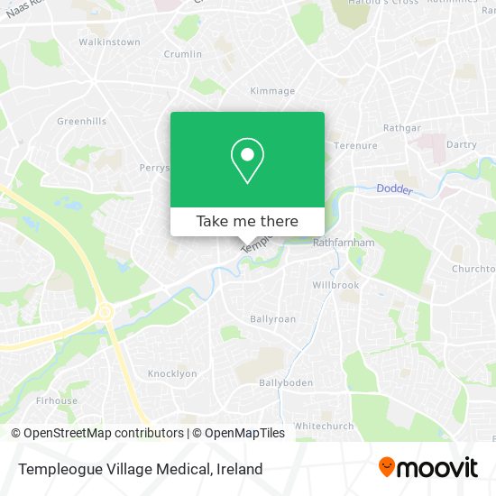 Templeogue Village Medical map