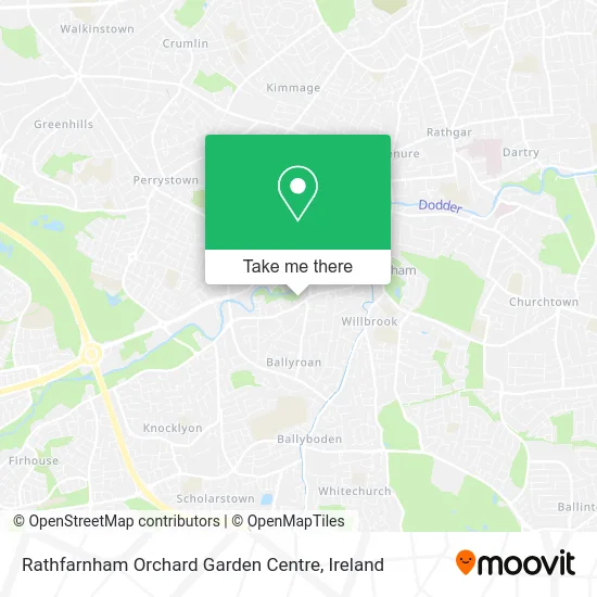 Rathfarnham Orchard Garden Centre map