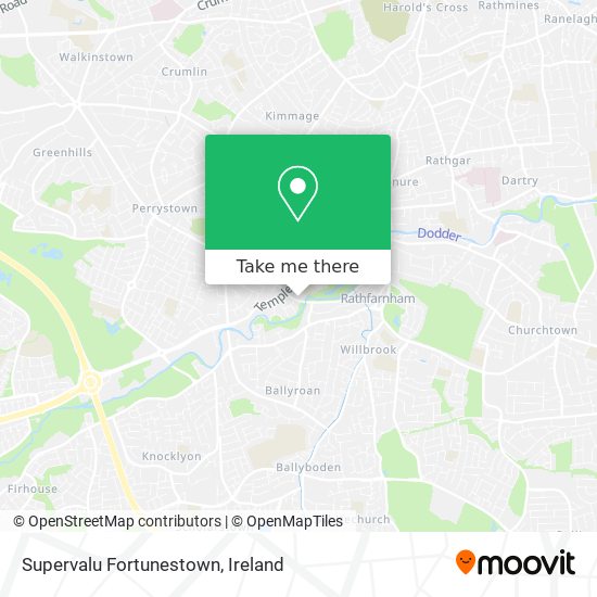 Supervalu Fortunestown map