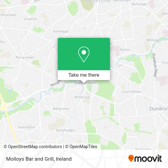 Molloys Bar and Grill map